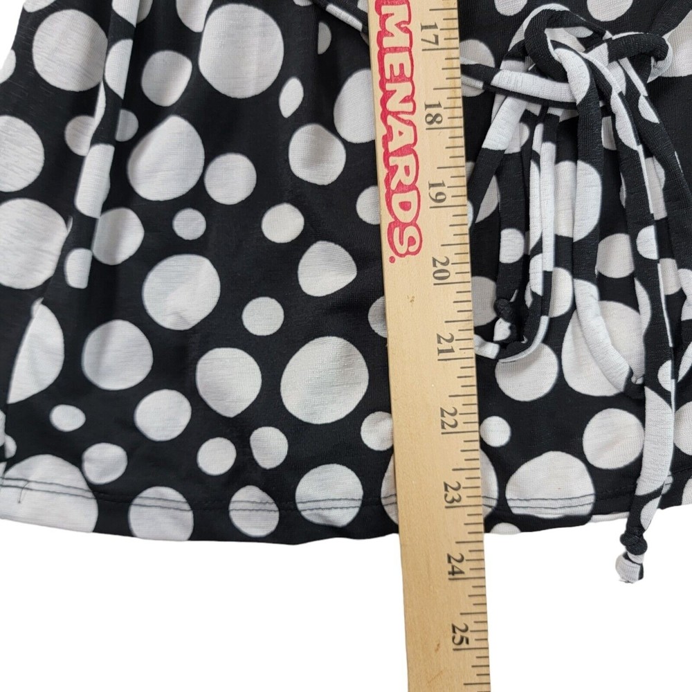 Vintage 90s Wet Seal Dressy Tank Top Blouse Womens S / M Embellished Polkadot - Picture 14 of 16